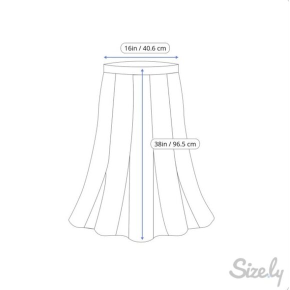 Vintage CHAPS Denim Maxi Full Button Skirt 90s / 00s Size LARGE - Picture 7 of 7